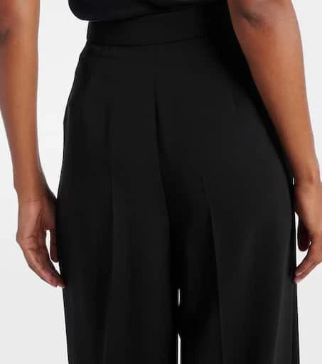 Max Mara Laccato high-rise cady wide-leg pants 5