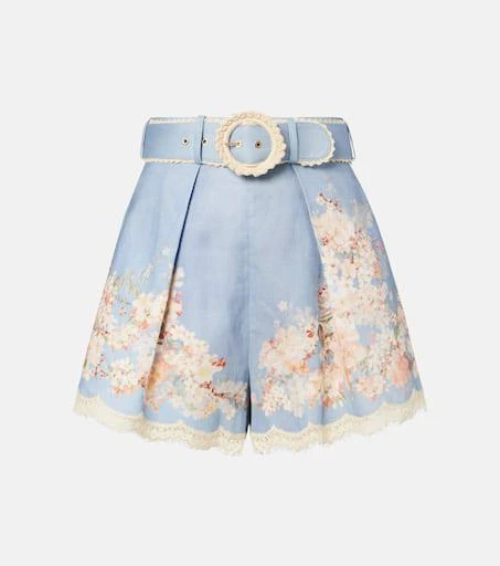 Zimmermann Cascadian floral linen shorts 1