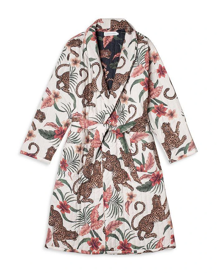 Desmond & Dempsey Soleia Print Quilted Robe 5