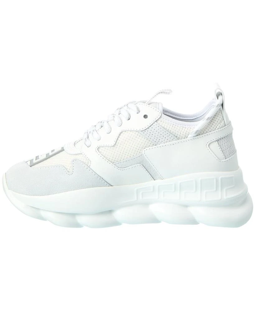 Versace Leather 
Mesh Sneaker 2