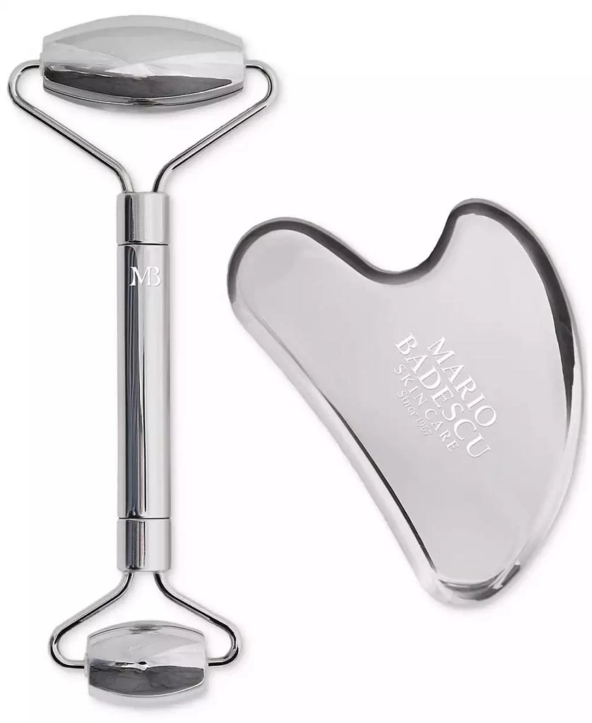 Mario Badescu 2-Pc. Stainless Steel Facial Roller & Gua Sha Set 1