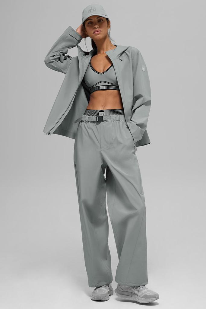 Alo Alpha Shell Jacket - Lunar Grey - Leggings - Free Shipping