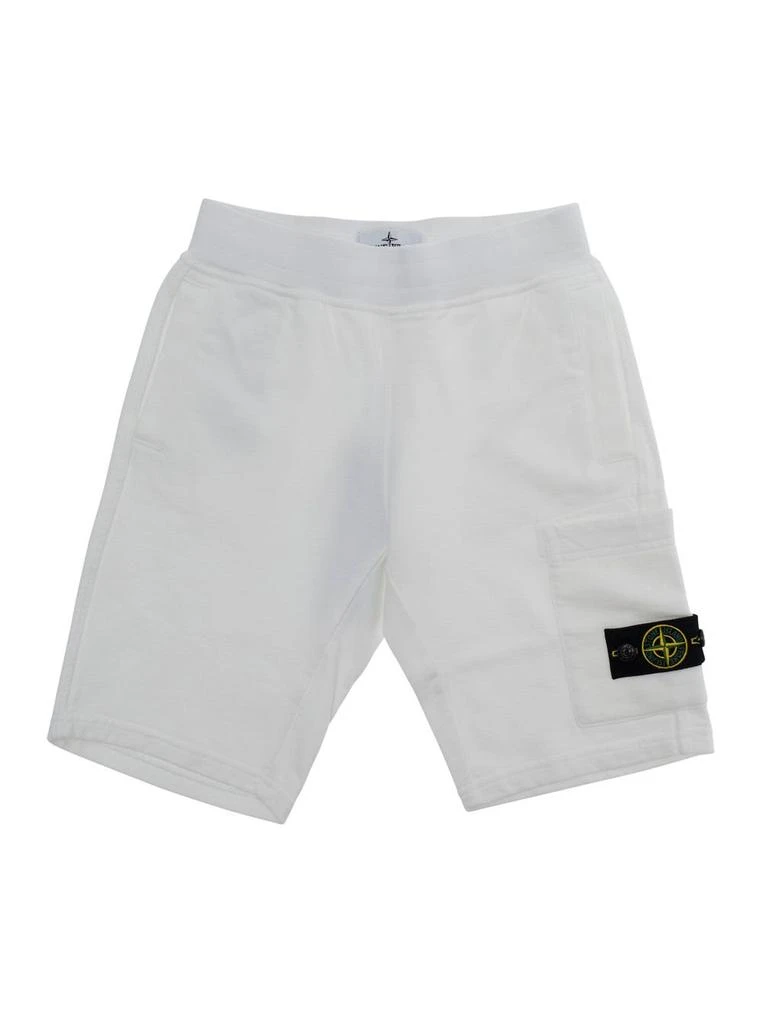 Stone Island Junior Stone Island Junior Logo Patch Bermuda Shorts