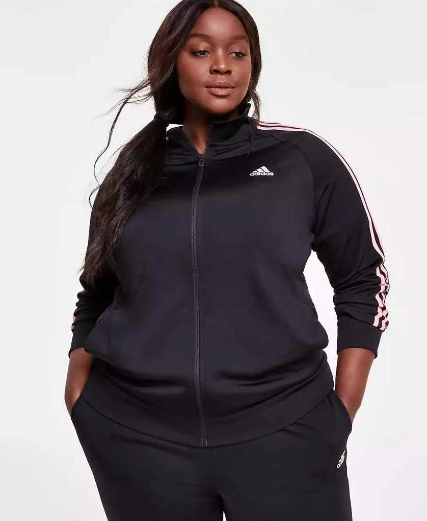 Shop Women's 3-Stripe Tricot Track Jacket, XS-4X on Sale at