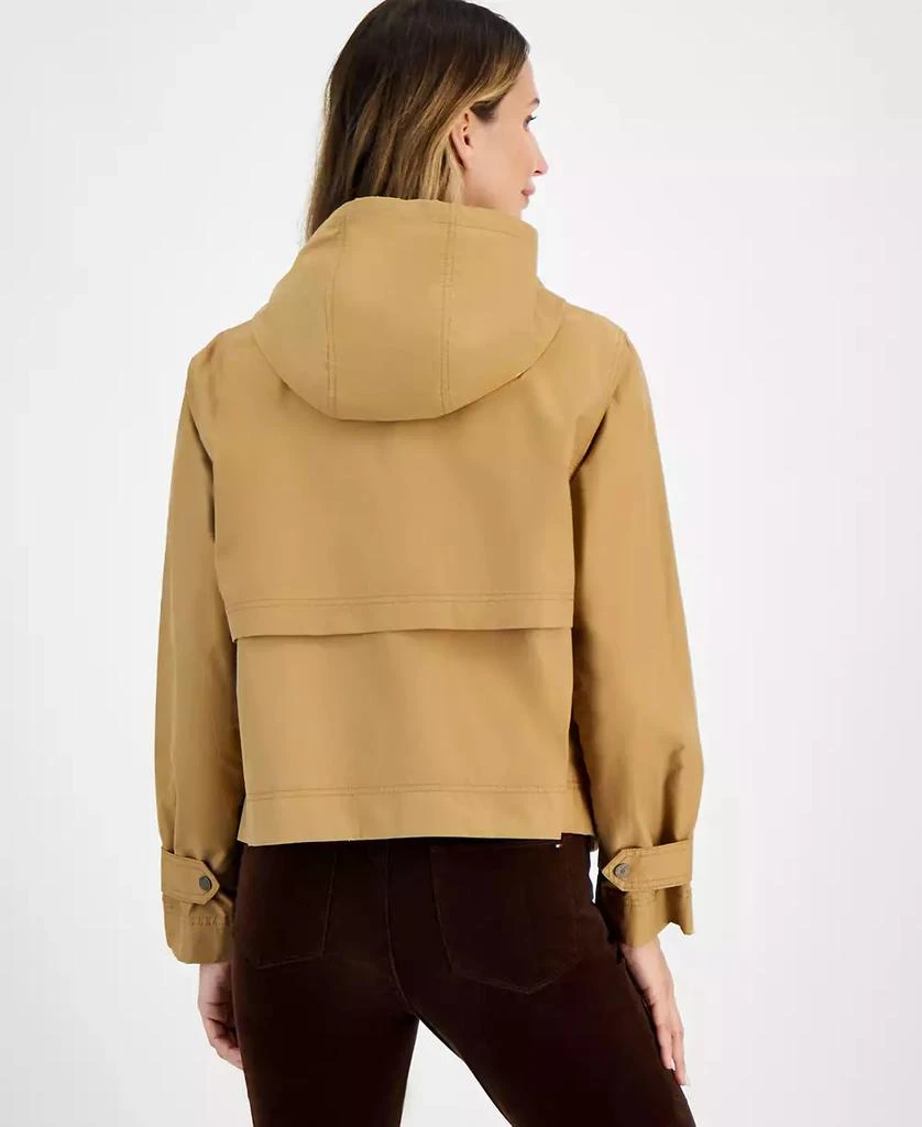 Tommy Hilfiger Women's Hooded Belted-Cuff Utility Jacket 4