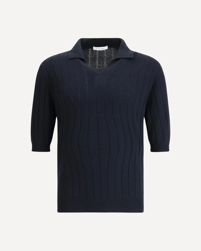 CRUCIANI Silk Polo Shirt 1