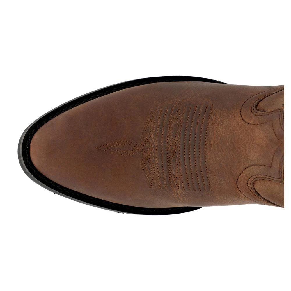 Durango Shyloh 12 Inch Embroidered Round Toe Pull On Cowboy Boots 4