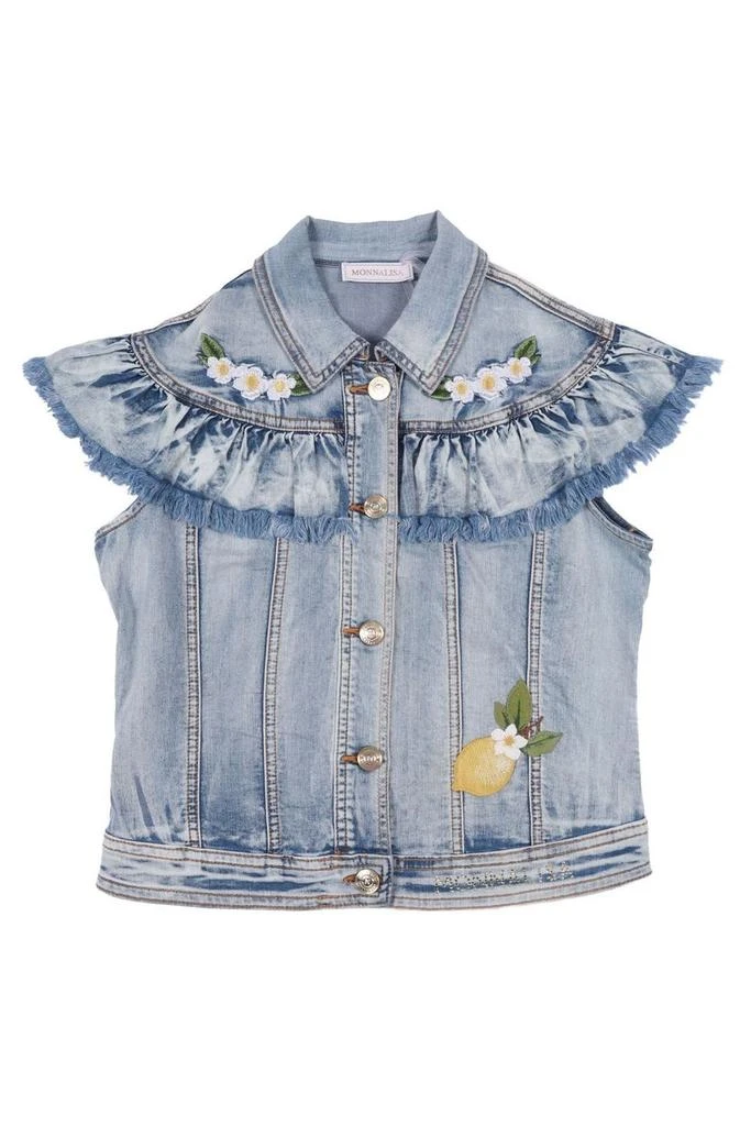 MONNALISA Monnalisa Lemon Denim Jacket