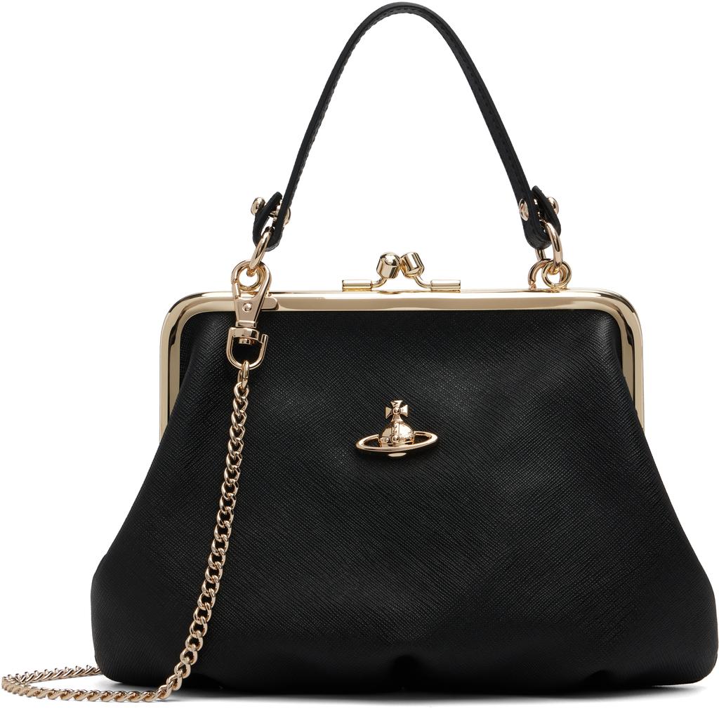 Shop Vivienne Westwood Granny Frame Velvet Purse on Sale at