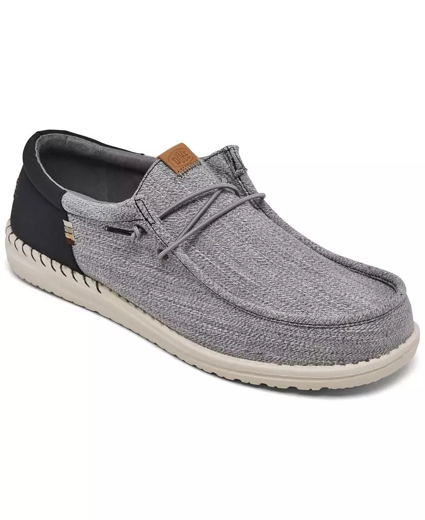 Hey Dude Men's Wally Funk Nylon Craft Casual Moccasin Sneakers from Finish Line 1