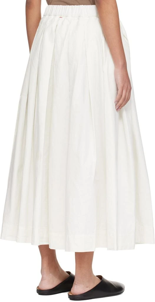 CASEY CASEY White Bowling Midi Skirt 3