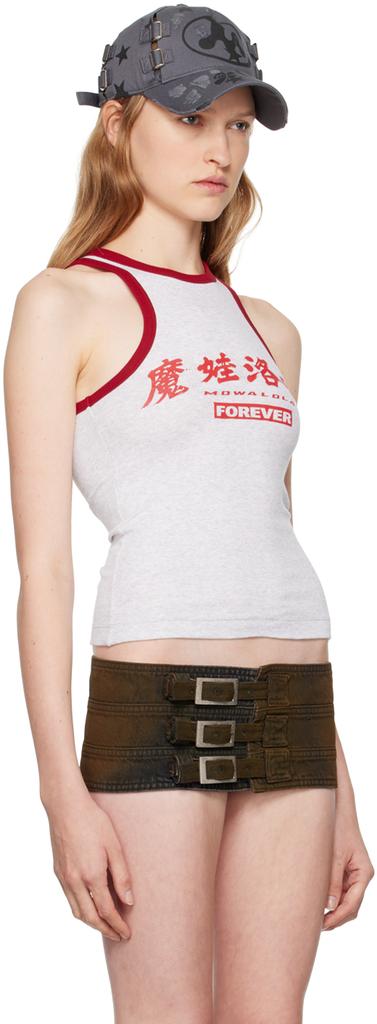 SSENSE Exclusive Gray 'Mowalola Forever' Tank Top – On Sale Now