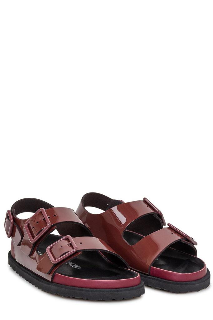 靴 BIRKENSTOCK 1774 Milano 1774 Milano Leather Patent Leather Golden Olive | BIRKENSTOCK