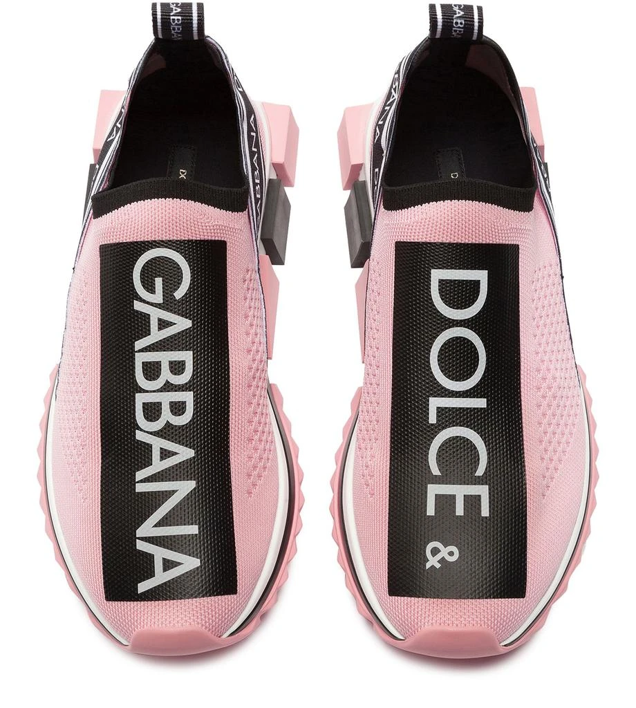 Dolce & Gabbana Stretch jersey Sorrento sneakers with logo 3