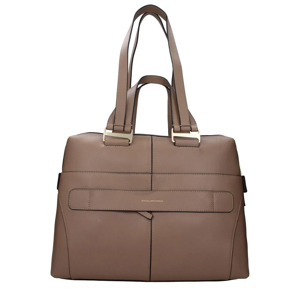 PIQUADRO Piquadro Gray Leather Business &Amp; Laptop Bag 3