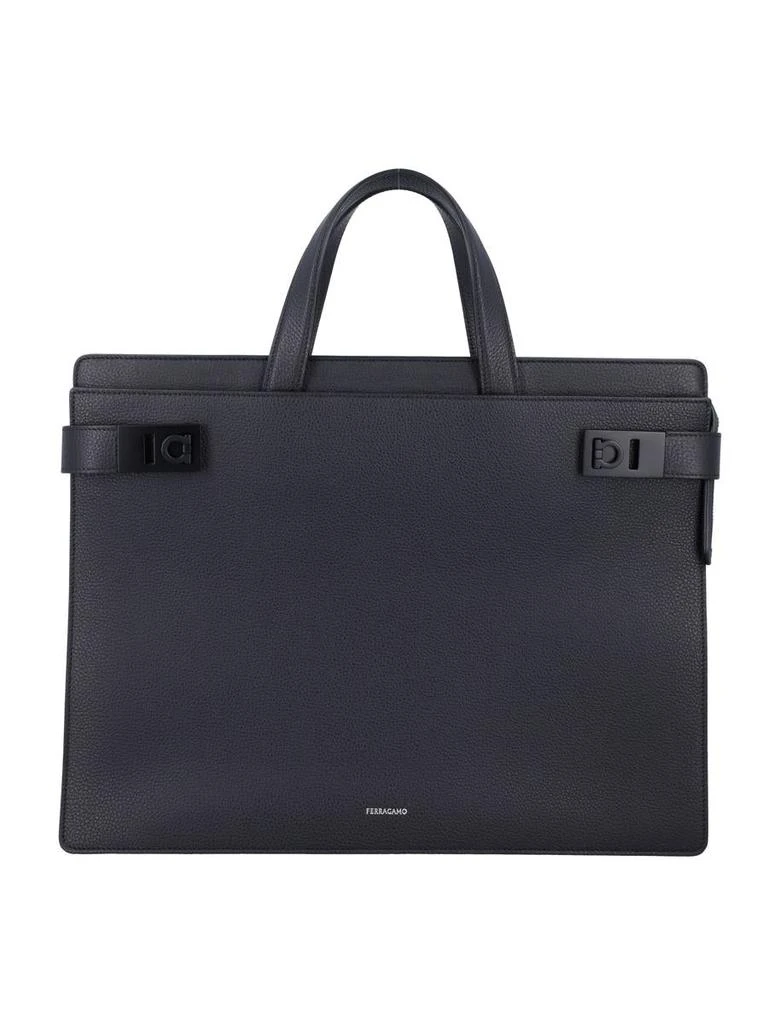 Salvatore Ferragamo Salvatore Ferragamo Briefcase With Gancini Buckles 1
