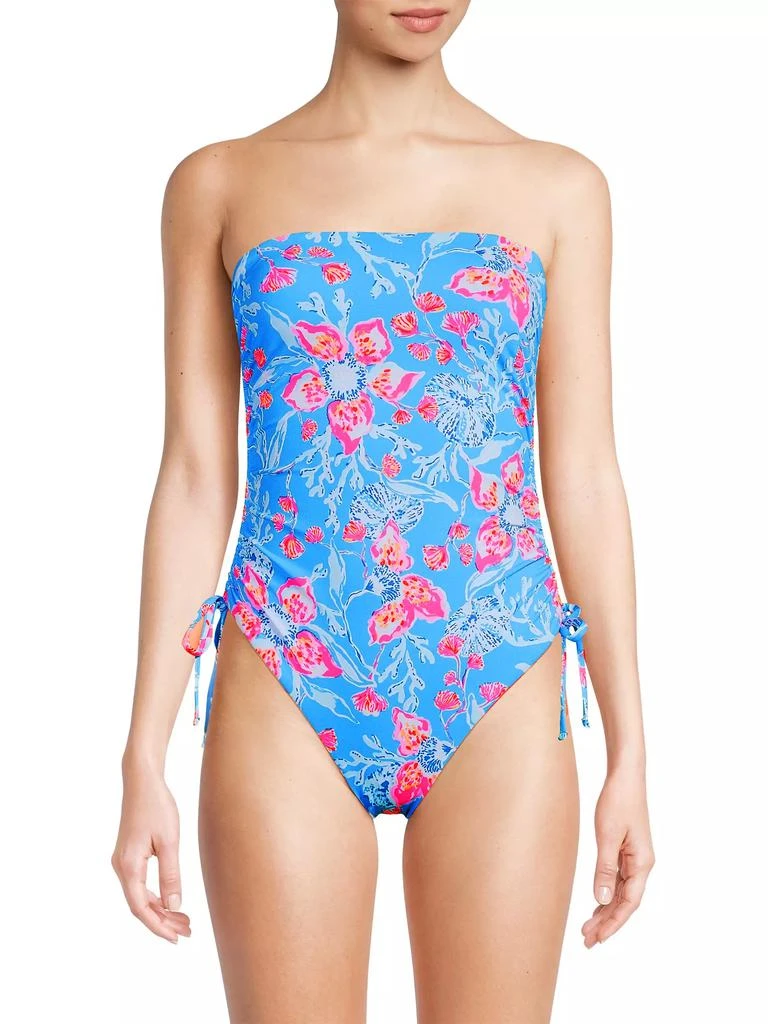 Lilly Pulitzer Lorenda Floral One-Piece Swimsuit 3