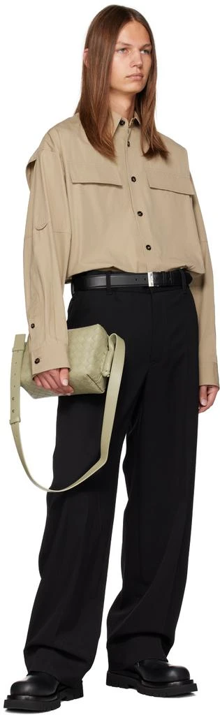 Bottega Veneta Beige Relaxed-Fit Shirt 4