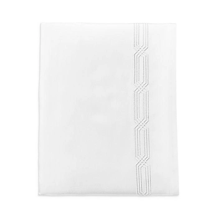 Hudson Italian Tivoli Embroidered Flat Sheet, King - Exclusive 1