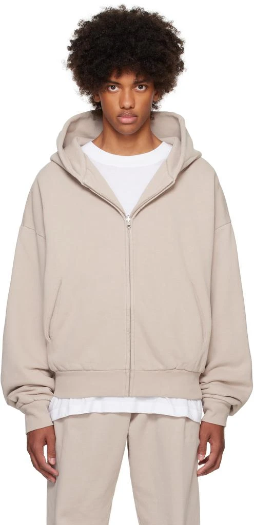 Beige Ssense Hoodie Entire Studios Beige Thermal Hoodie Hoodies