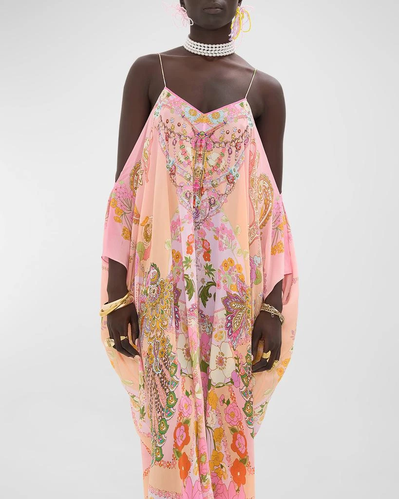 Camilla Clever Clogs Crystal Shoestring Strap Kaftan 3