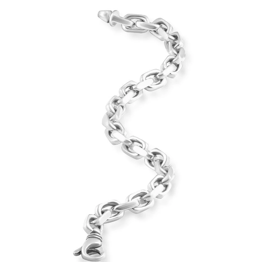 Pompeii3 Men's 14k Gold (36gram) or Platinum (72gram) 6.5mm Link Bracelet 8.5" 3