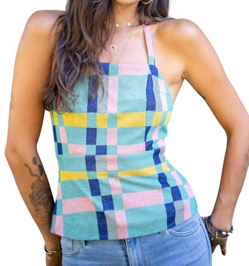 Eva Franco Eva Franco - Mod Plaid Halter Top