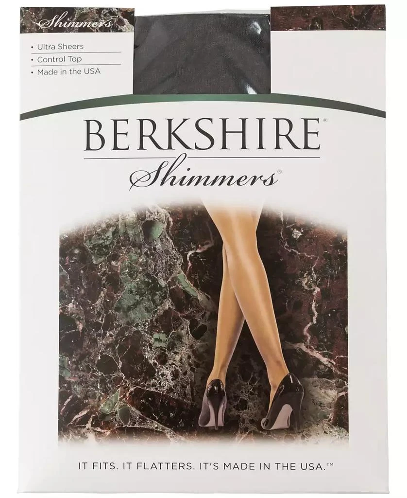 Berkshire Women's  Shimmers Ultra Sheer Control Top Pantyhose 4429 2