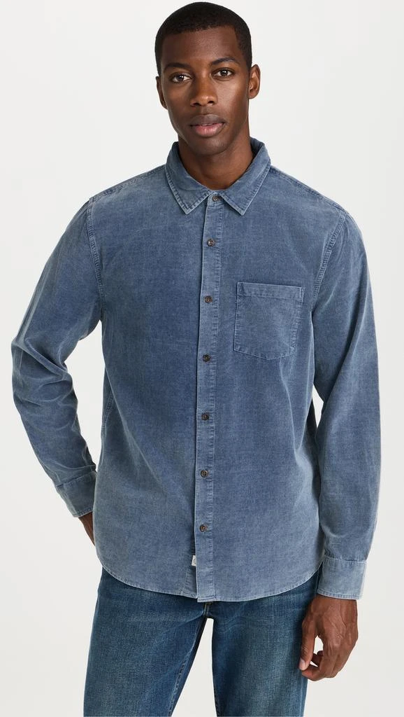 Marine Layer Classic Fit Lightweight Corduroy Shirt 1