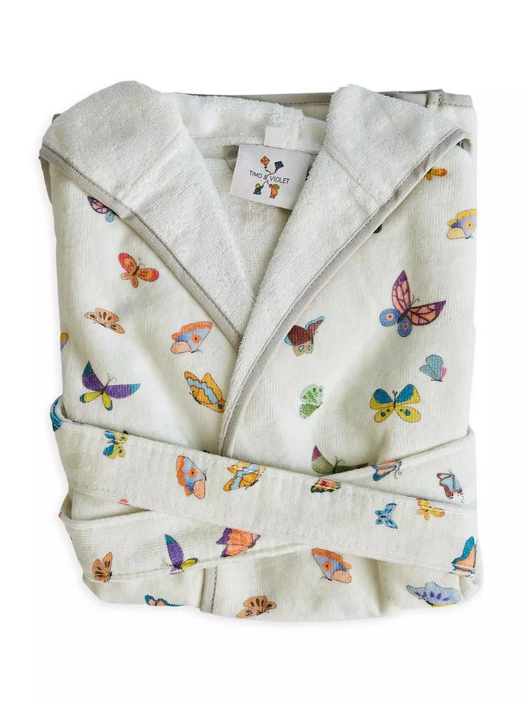 Timo & Violet Kid's Madame Butterfly Bathrobe 2