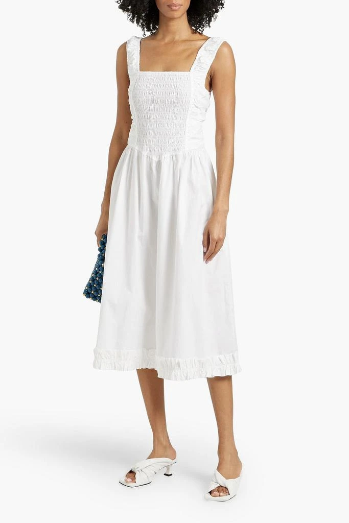 knee length dresses for ladies STRETCH COTTON DRESS main image 0
