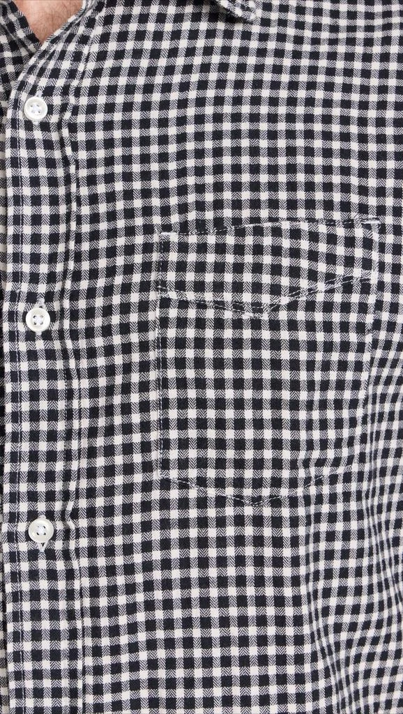 Officine Generale Lipp Japanese Brushed Cotton Check Shirt 5