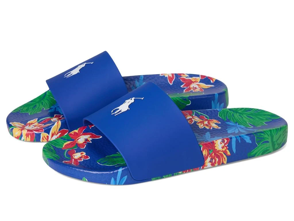 Ralph Lauren Floral-Print Slides