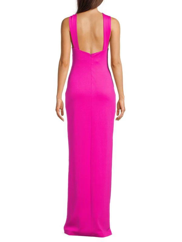 Black Halo Eve Taya Halter Gown 2