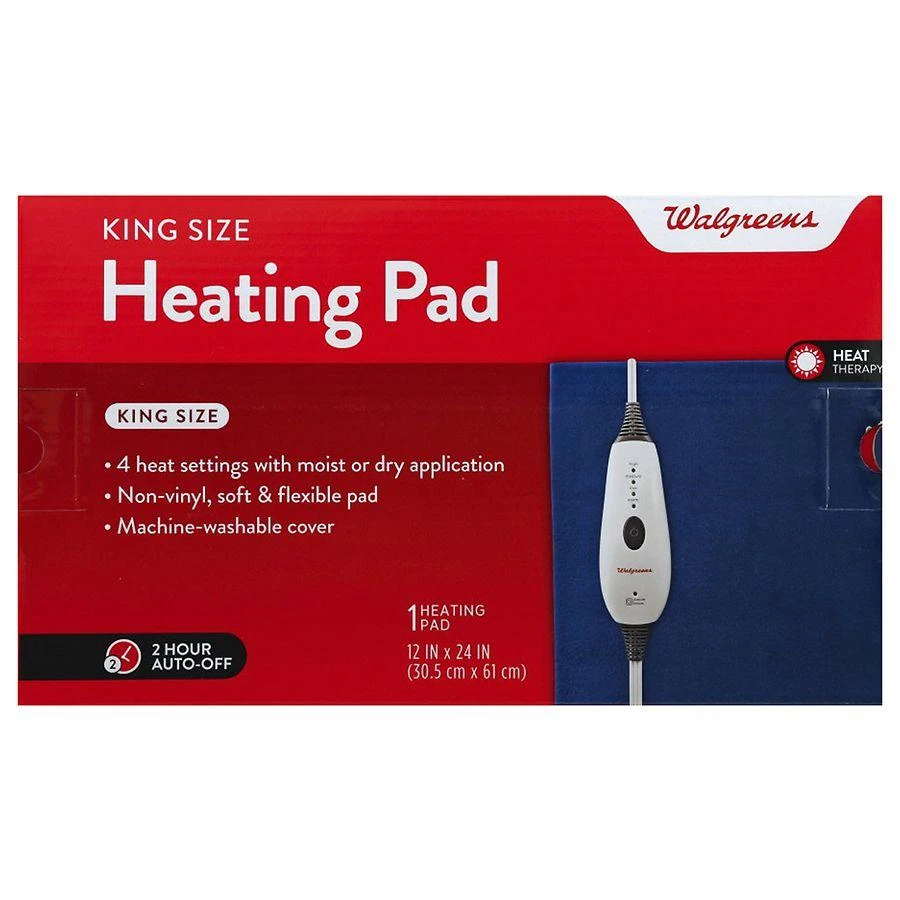 Walgreens Heating Pad King Moist / Dry 2