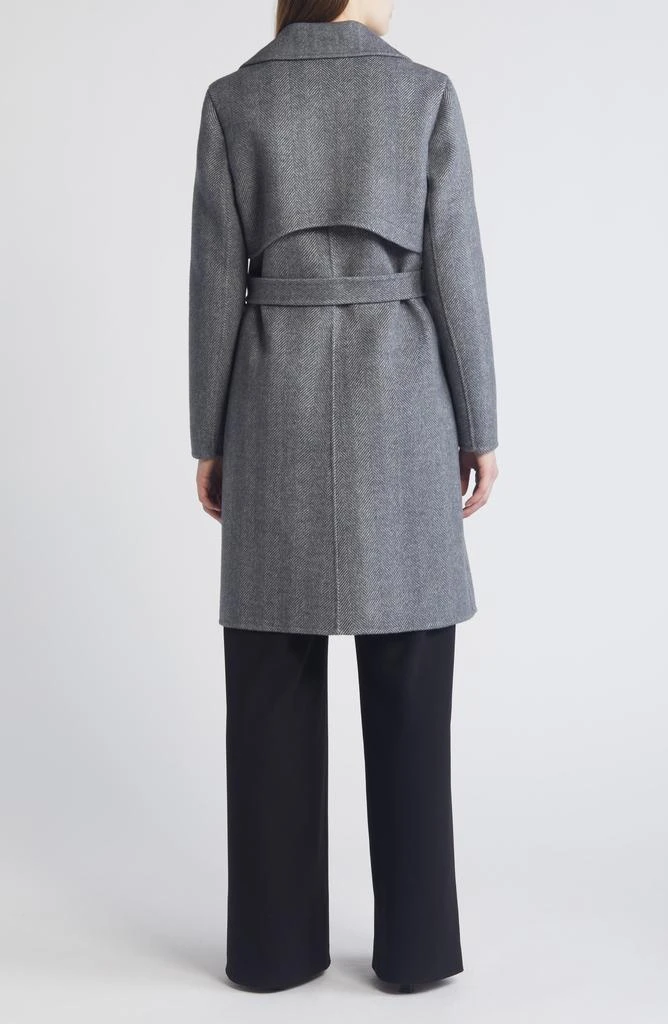Soia & Kyo Safira Double Breasted Wool Herringbone Coat 2