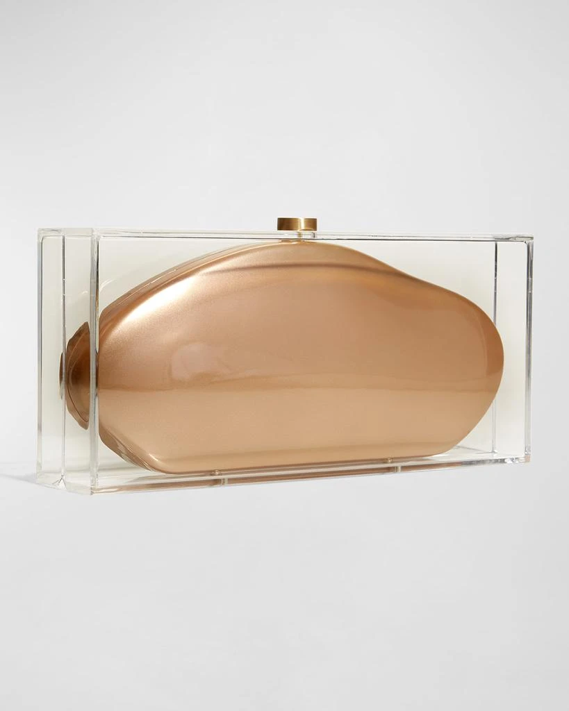 Cult Gaia Annika Clear Acrylic Clutch Bag 4