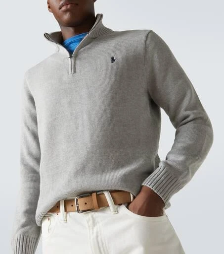 Ralph Lauren Quarter-zip cotton sweater 5