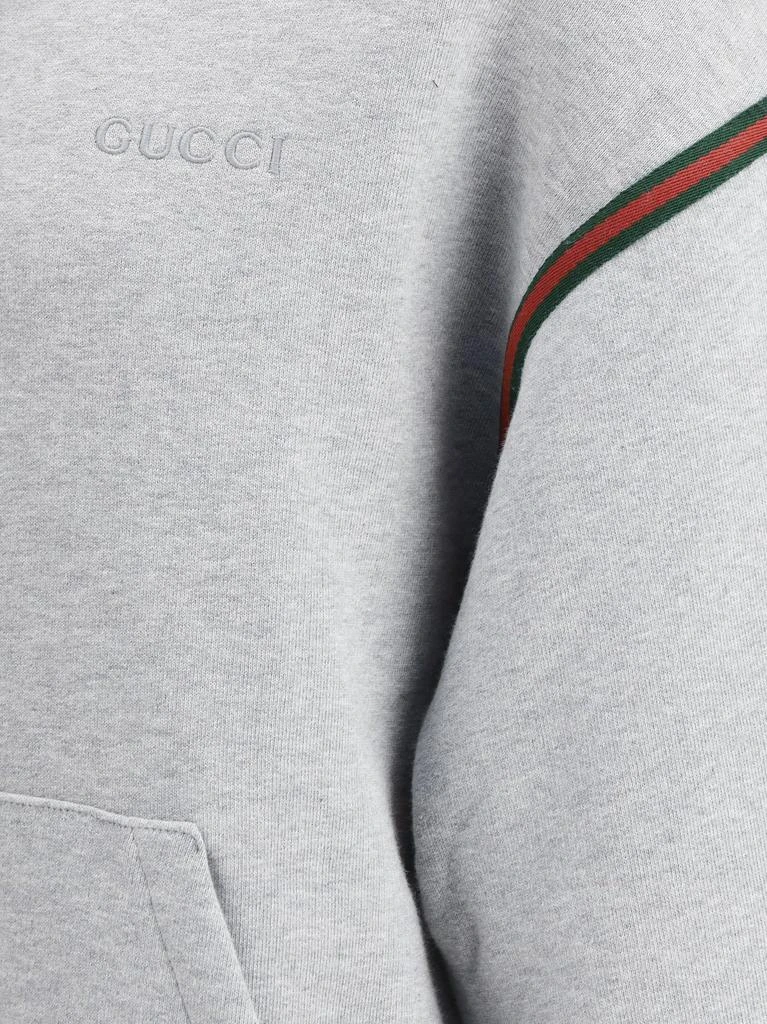 Gucci Gucci Stripe Detailed Drawstring Hoodie 3