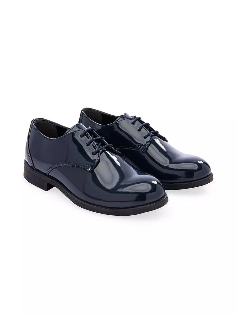 Moustache Little Boy's & Boy's Open Lace Dress Shoes 3