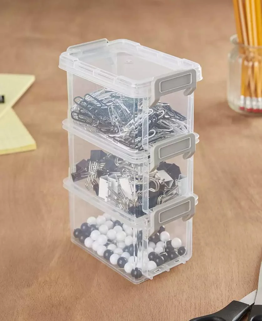 Simplify tackable Storage Boxes, Pack of 3 4