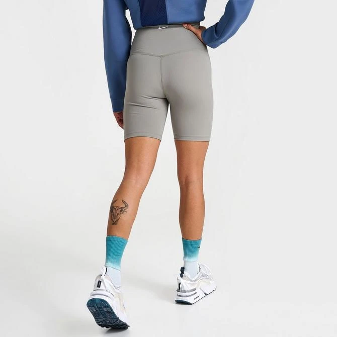 NIKE Women's Nike One Swoosh High-Waisted 7" Biker Shorts 4