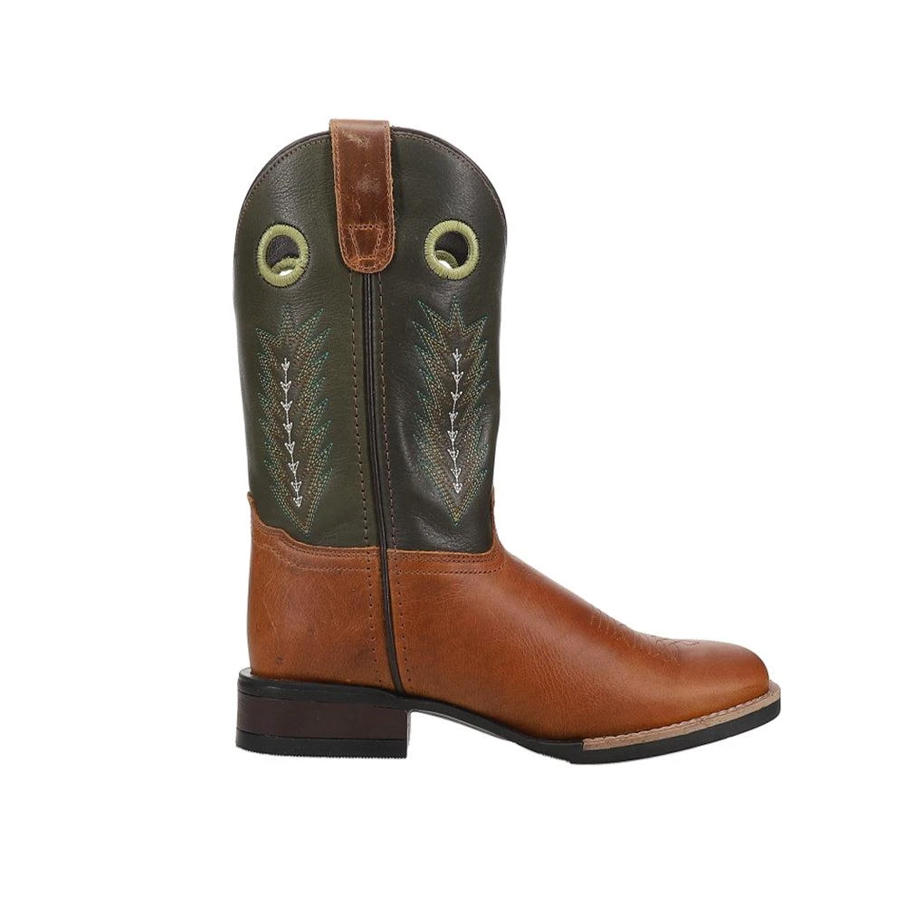 Roper James Square Toe Cowboy Boots (Big Kid)