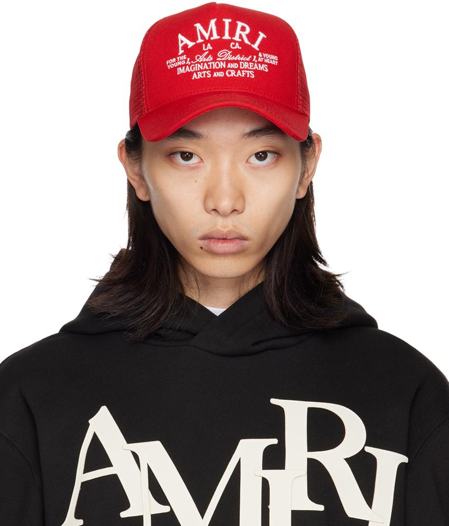 AMIRI Black 'Arts District' Trucker Cap - Hats - Free AMIRI Black 'Arts District' Trucker Cap - Hats - Free
