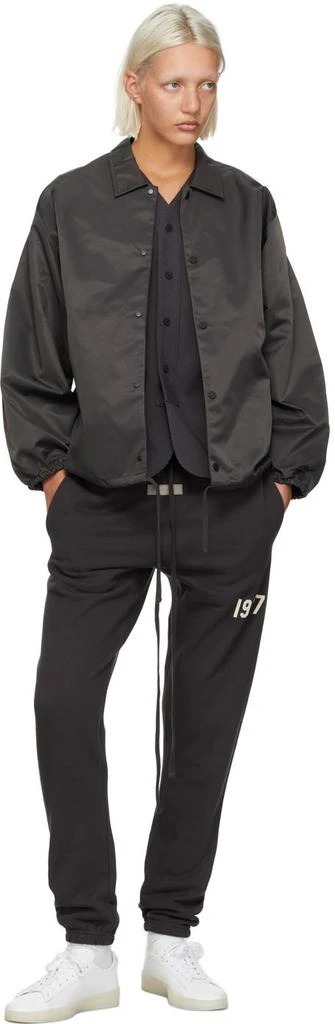 Essentials Black Fleece '1977' Lounge Pants 4