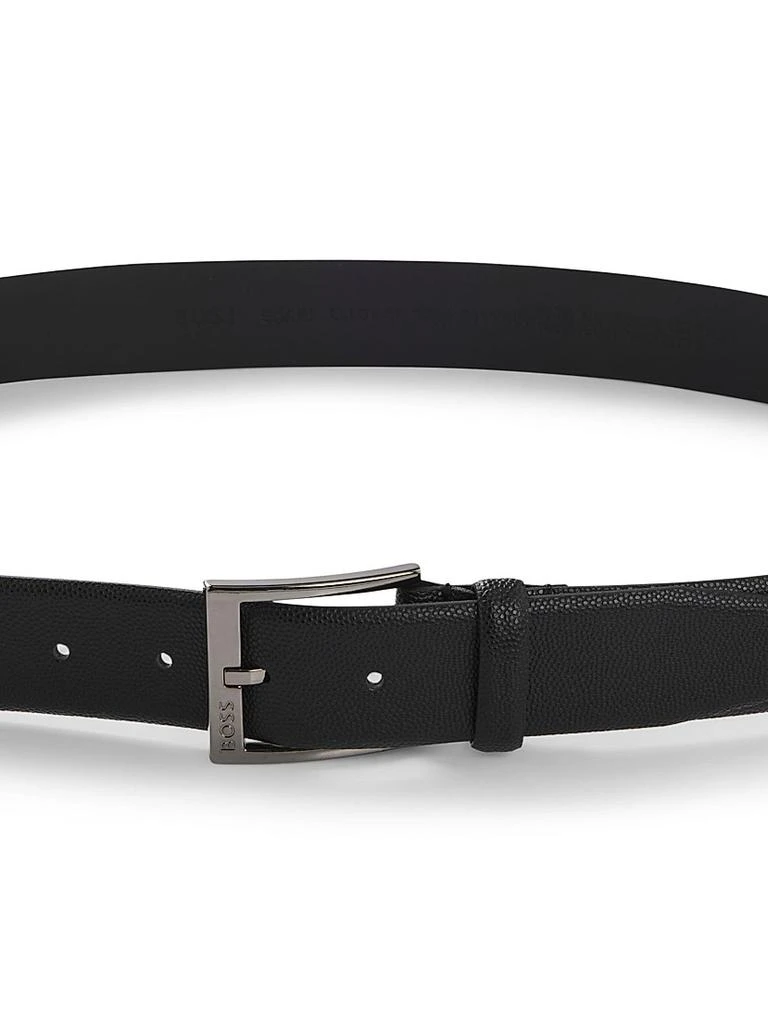 Hugo Boss Italian-Leather Belt with Branded Buckle 4