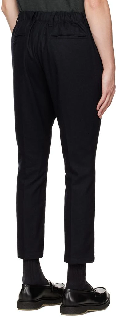 SOPHNET. Navy Shirring Trousers 3