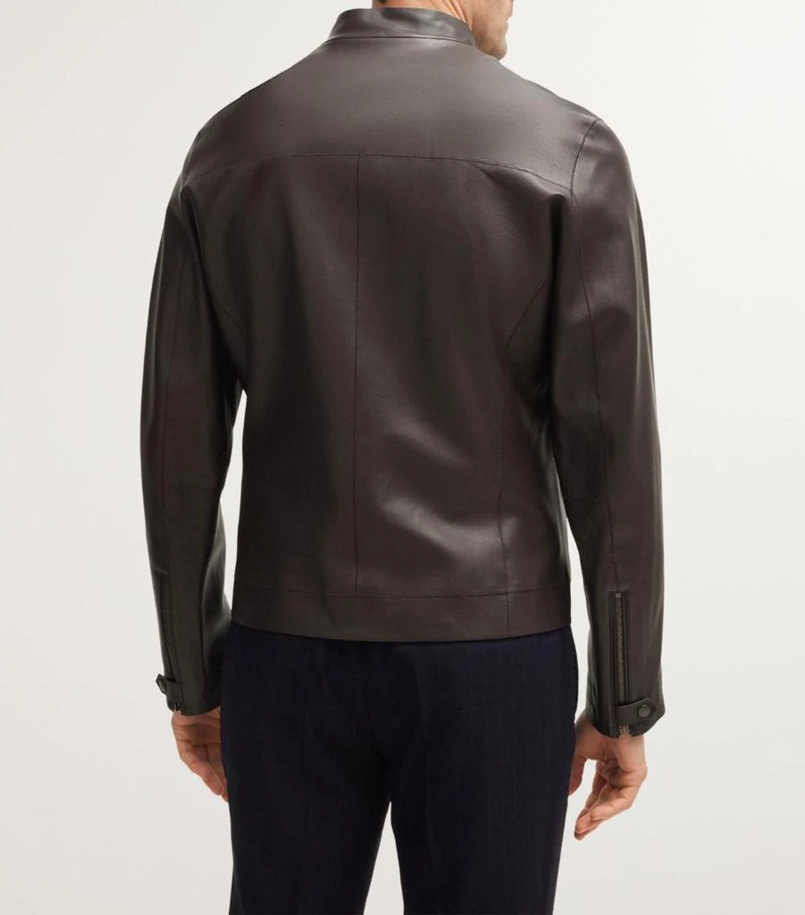 Hugo Boss Lamb Leather Jacket 4