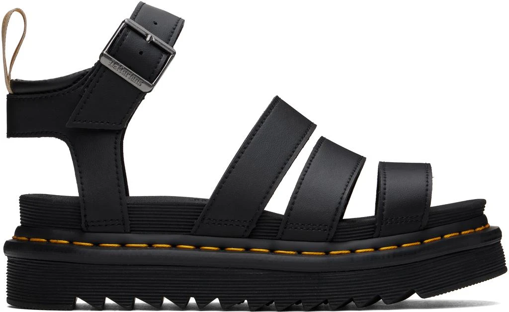 Dr. Martens Black Vegan Blaire Gladiator Sandals 1