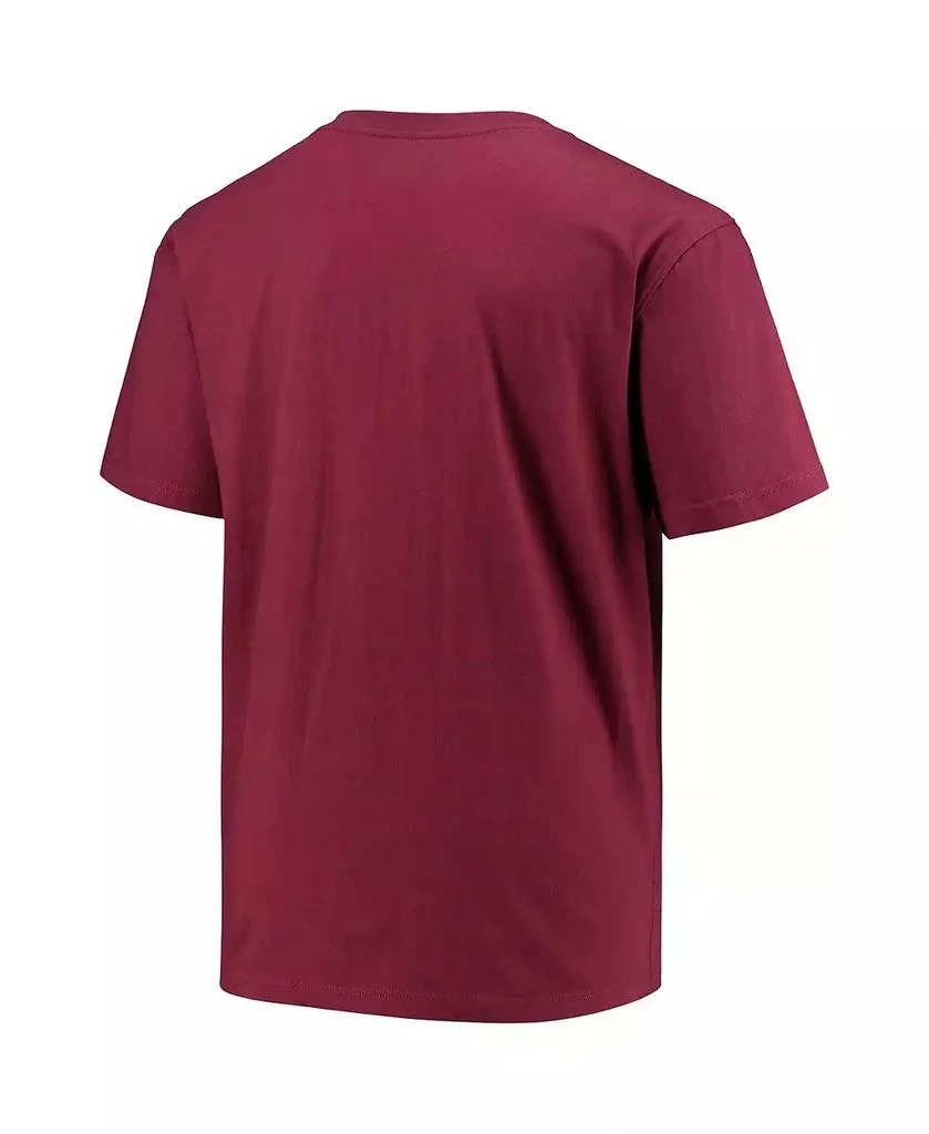 CHAMPION Men's Maroon Mississippi State Bulldogs Big and Tall Arch Team Logo T-shirt 4